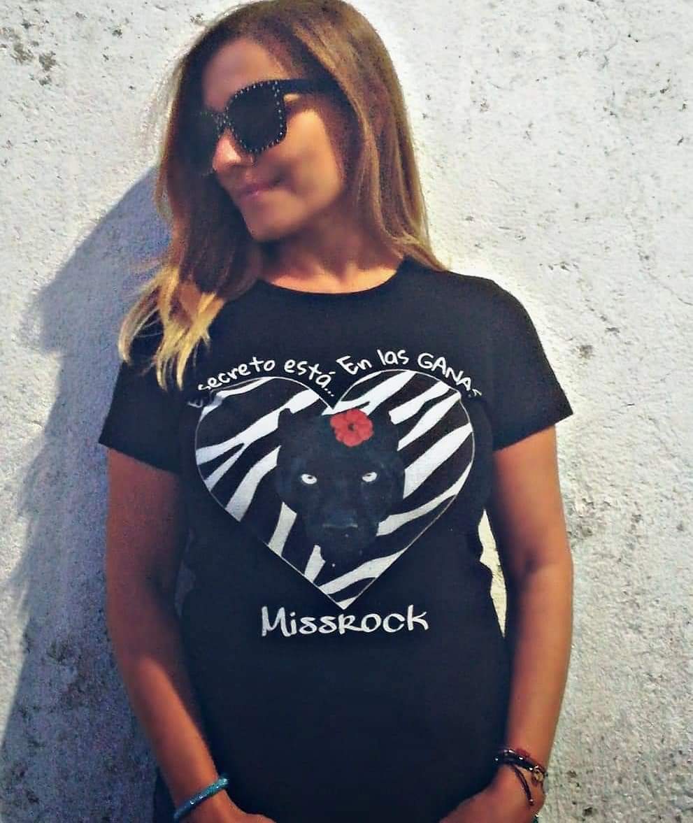 secreto está las ganas MissRock, Camisetas Rockeras