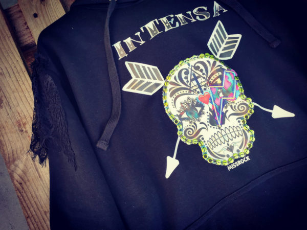 Sudadera con puntilla - INTENSA - Imagen 2