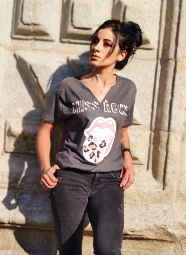 Camiseta Miss Rock