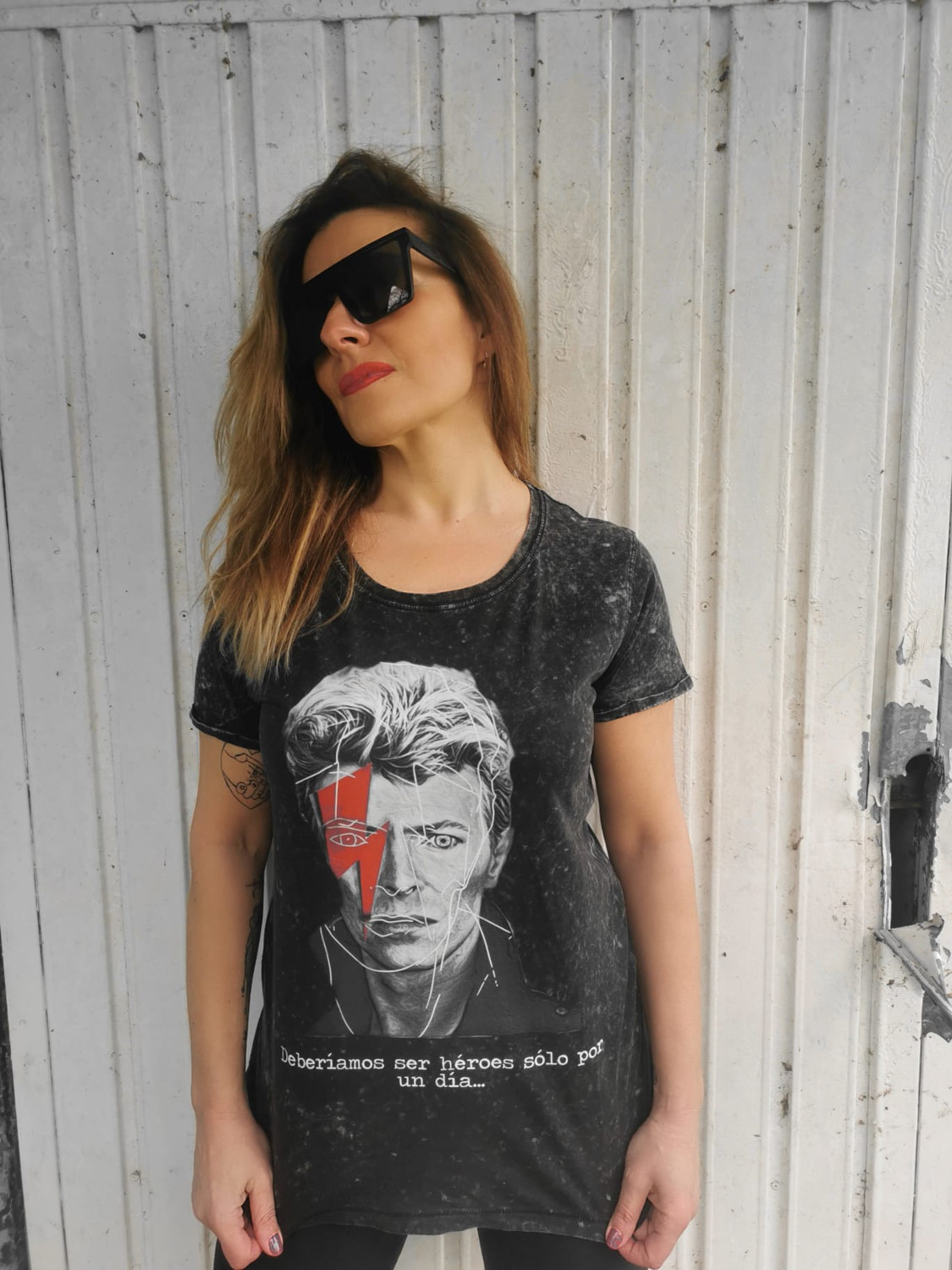 ser héroes sólo por un día... - MissRock, Camisetas Rockeras