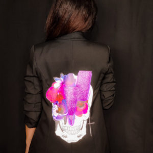 Blazer Missrock - Rayo purpurina