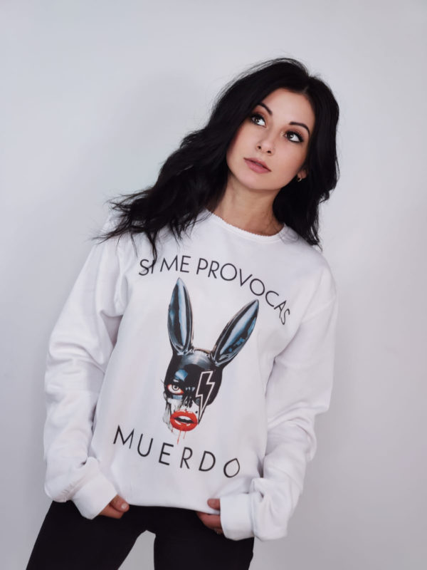 Sudadera Si me provocas muerdo