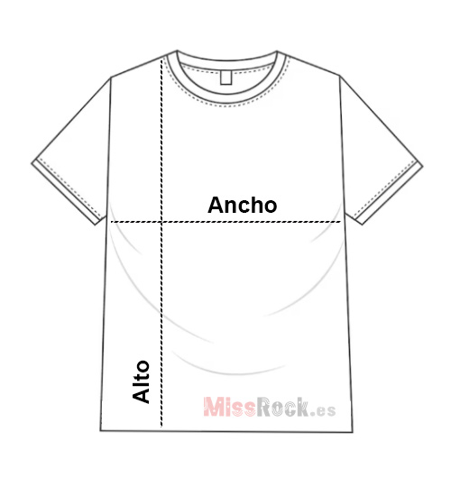 Tallas camisetas MissRock