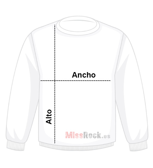Tallas sudaderas MissRock